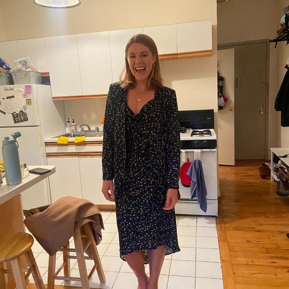 BCBG Women's Stardust Cheetah Dress and Jacket - Picture 9 of 10